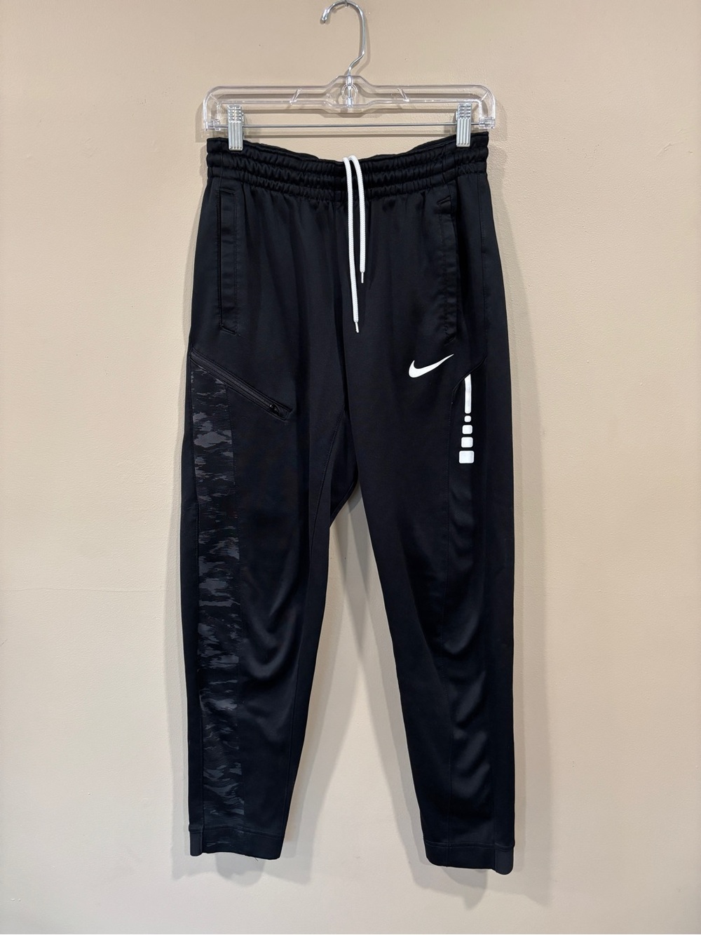 Nike Dri-Fit Men’s Black Athletic Pants Camo Size S